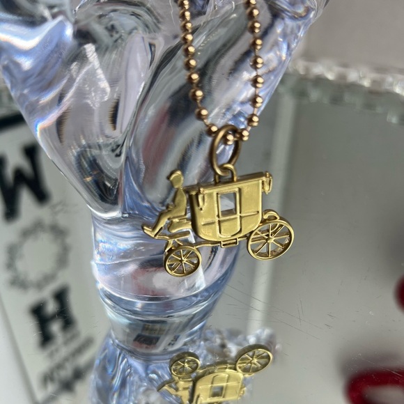 Coach Gold Carriage Key Holder - Picture 4 of 8